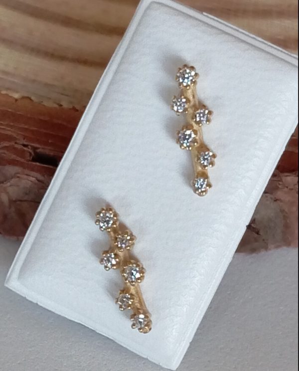 Brincos Margarida II, em Ouro 9KT