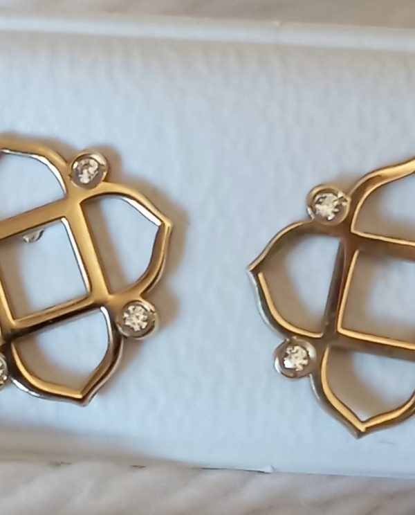 Brincos Dubai, em Ouro Amarelo 9KT