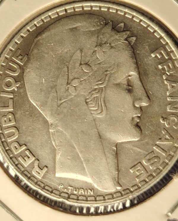 20 Francs 1933 França Prata