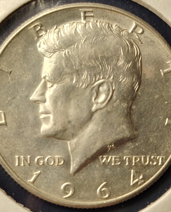 1/2 Dollar Kennedy 1964 EUA Prata
