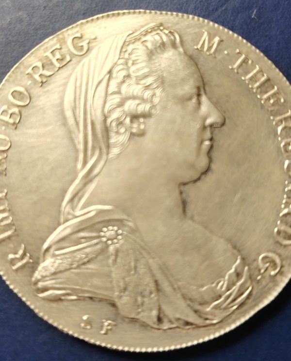 Thaler Maria Theresia Áustria 1780 Prata