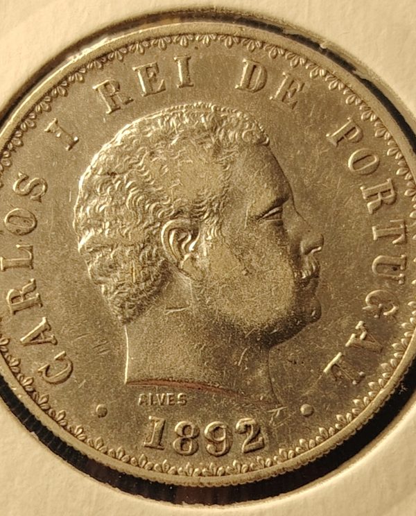 500 Reis D. Carlos I 1892 Prata