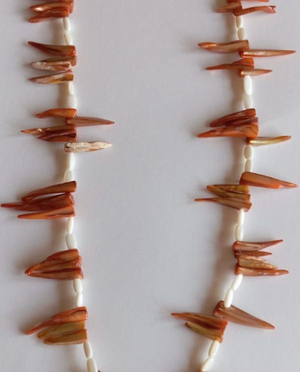 Colar Contas Madrepérola Dois Tons