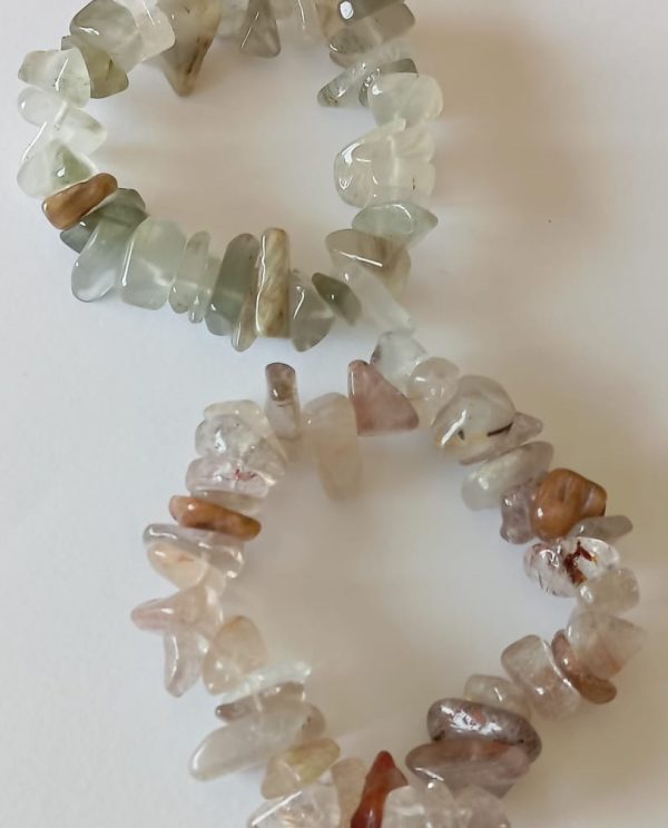 Conjunto 2 Pulseiras em Quartzo Natural