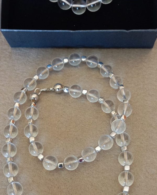 Colar em Cristal Natural (Leão)