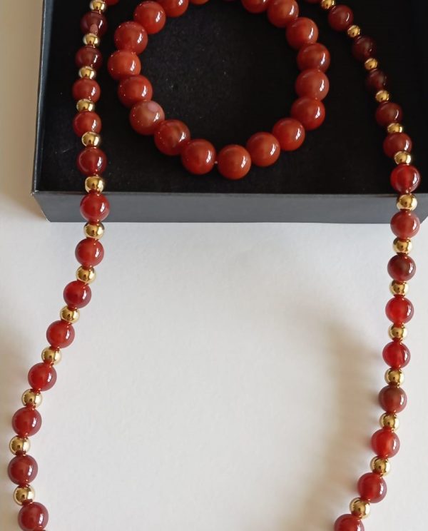 Colar em Jaspe Natural (Carneiro)