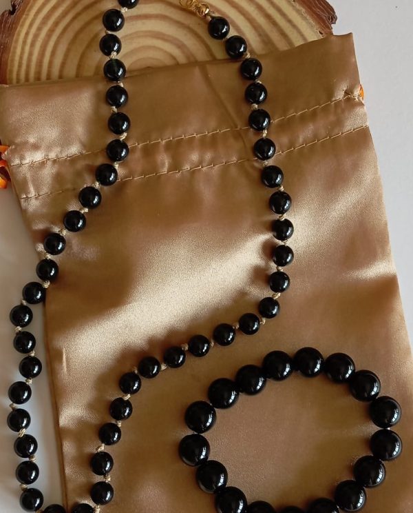 Colar em Ónix Natural (Capricórnio)