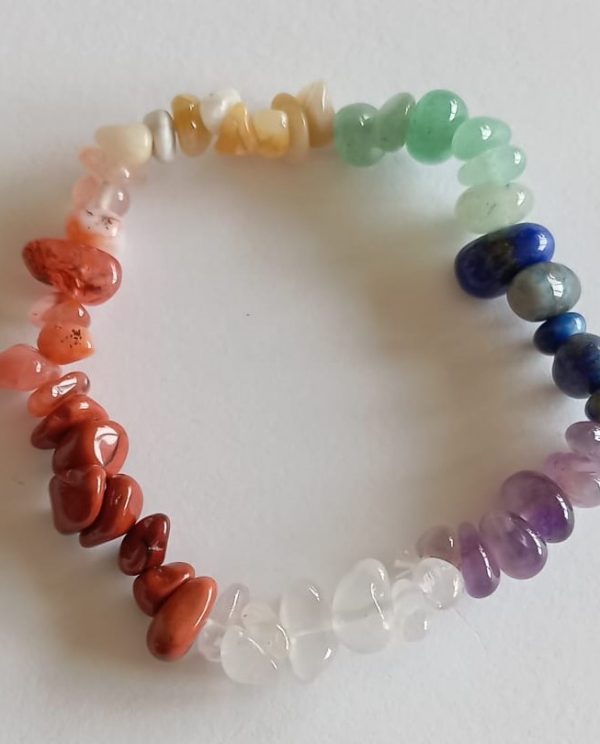 Pulseira 7 Chakras Pedras Naturais