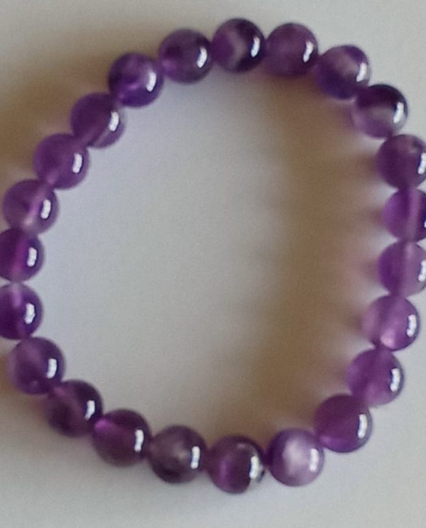 Pulseira em Ametista Natural (Peixes)