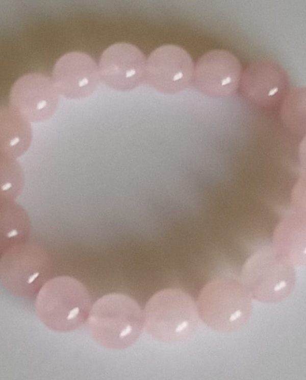 Pulseira em Quartzo Rosa Natural (Touro)
